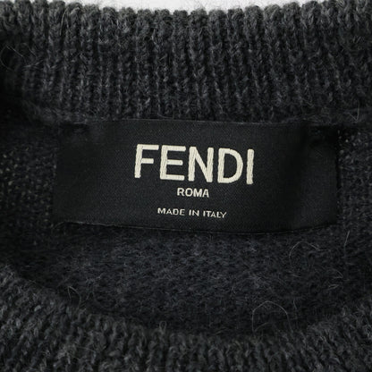 FENDI 芬迪 【国内正品/23年产】FZX091 APJJ 马海毛混纺圆领针织衫上衣