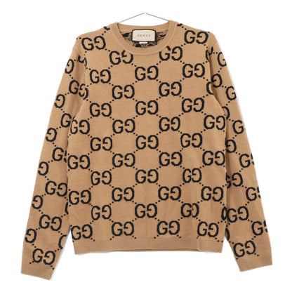 GUCCI グッチ 【新品同様/国内正規/24年製】692900 GGジャガード ウール ニットセーター トップス