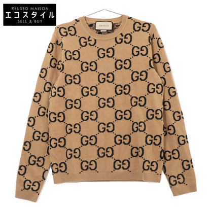 GUCCI グッチ 【新品同様/国内正規/24年製】692900 GGジャガード ウール ニットセーター トップス