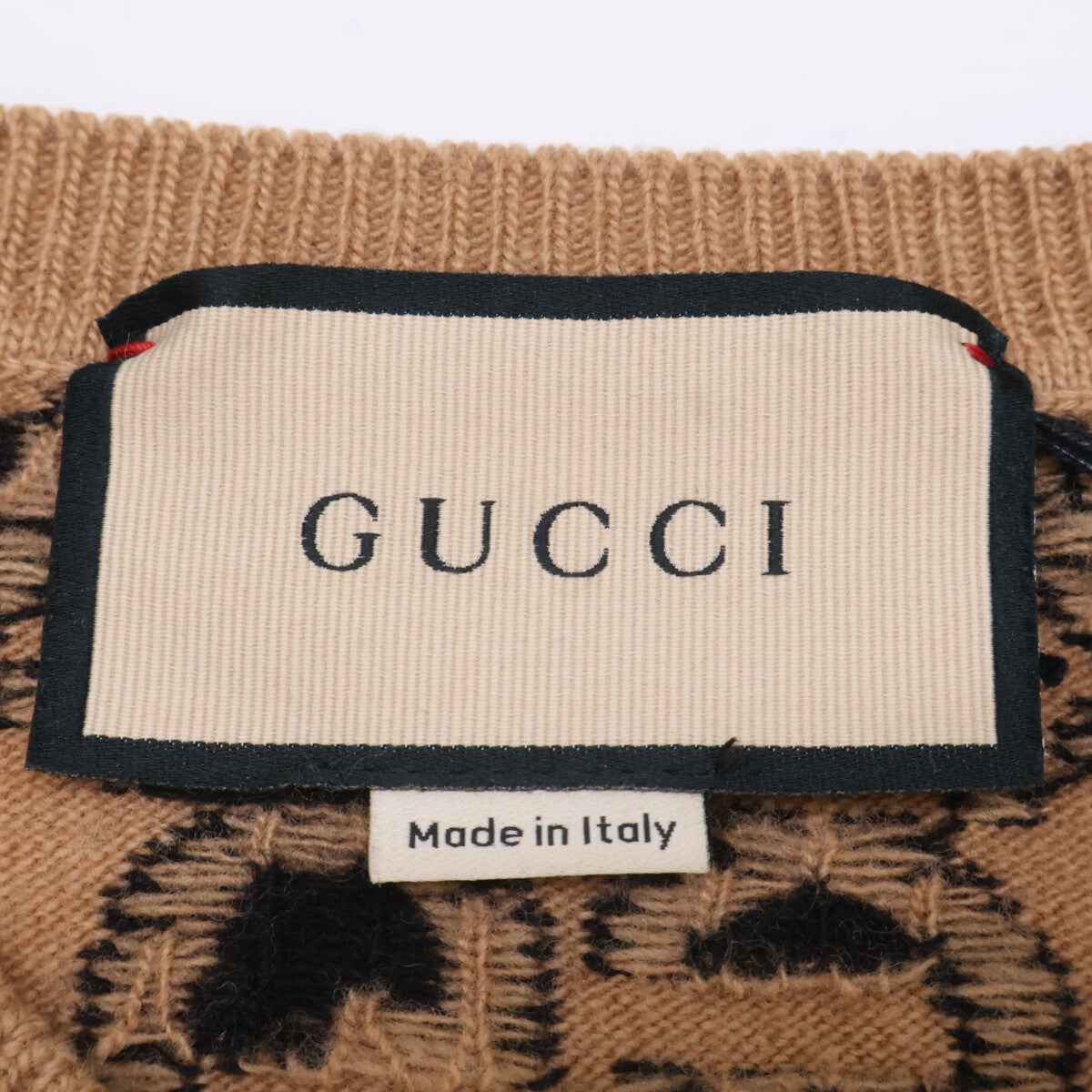 GUCCI グッチ 【新品同様/国内正規/24年製】692900 GGジャガード ウール ニットセーター トップス