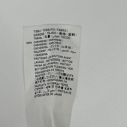 648449 象牙色 100%羊绒 针织开衫 上衣 女士