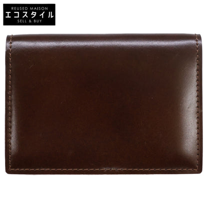 GANZO ガンゾ CORDOVAN コードバン 通しマチ名刺入れ カードケース