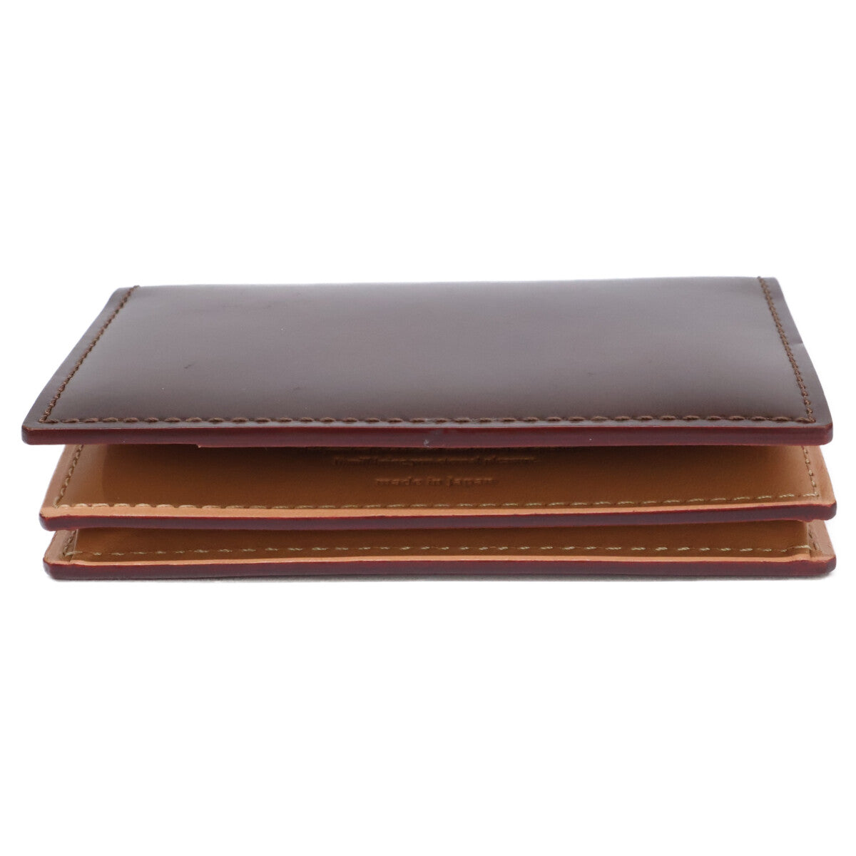 GANZO ガンゾ CORDOVAN コードバン 通しマチ名刺入れ カードケース