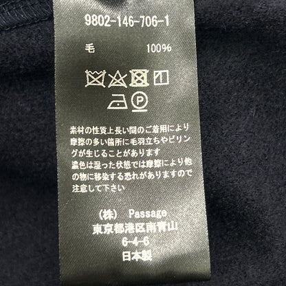 9802-146-706-1 ﾈｲﾋﾞｰ ｳｰﾙ ﾋﾟｰｺｰﾄ ジャケット レディース