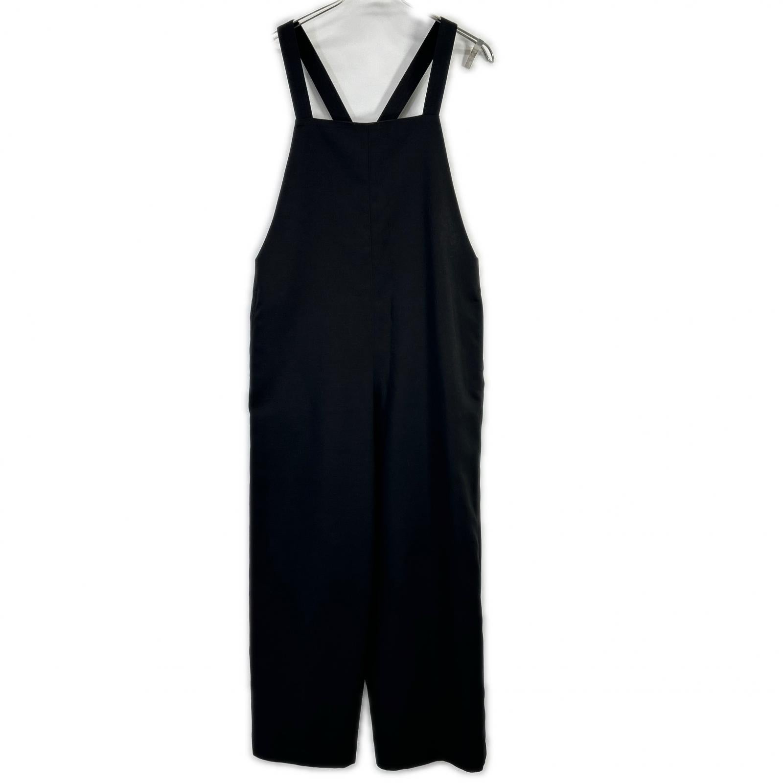 1er Arrondissement プルミエ アロンディスモン B1043AFA021 24AW ブラック ツイルサロペット