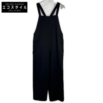 1er Arrondissement B1043AFA021 24AW 黑色斜纹背带裤