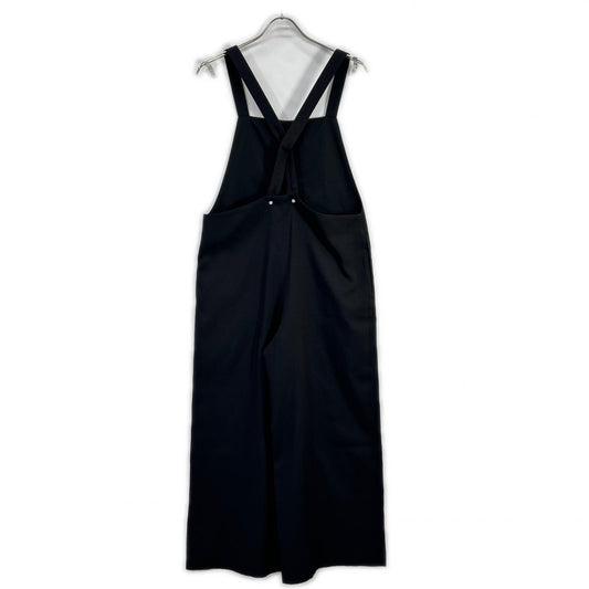 1er Arrondissement プルミエ アロンディスモン B1043AFA021 24AW ブラック ツイルサロペット