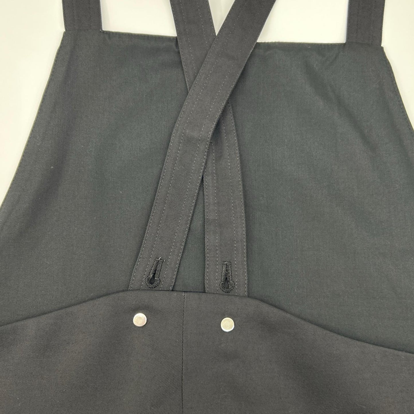 1er Arrondissement プルミエ アロンディスモン B1043AFA021 24AW ブラック ツイルサロペット