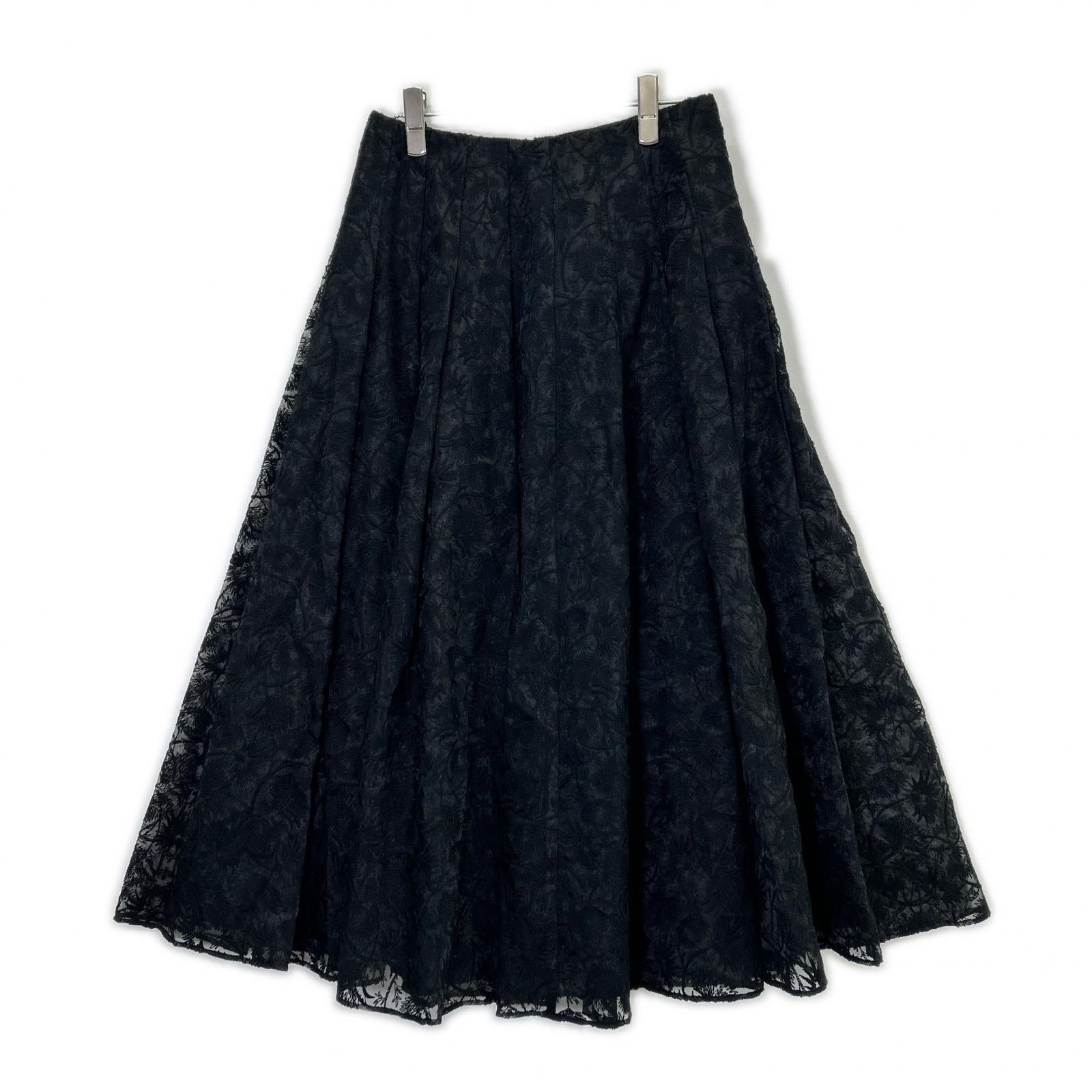 1er Arrondissement B1034AFS028 black lace skirt skirt