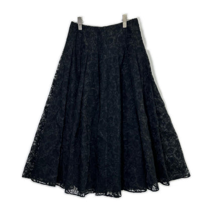 1er Arrondissement B1034AFS028 black lace skirt skirt