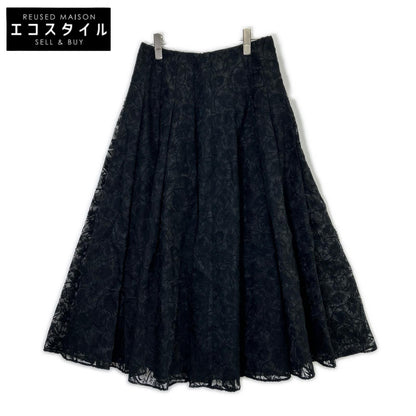 1er Arrondissement B1034AFS028 black lace skirt skirt