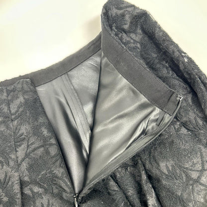 1er Arrondissement B1034AFS028 black lace skirt skirt