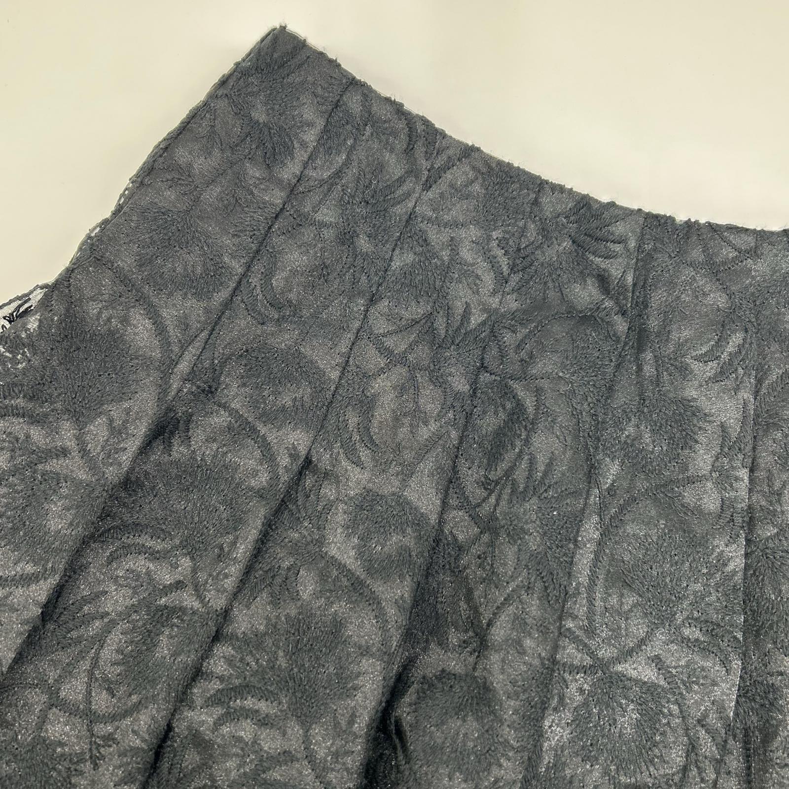 1er Arrondissement B1034AFS028 black lace skirt skirt