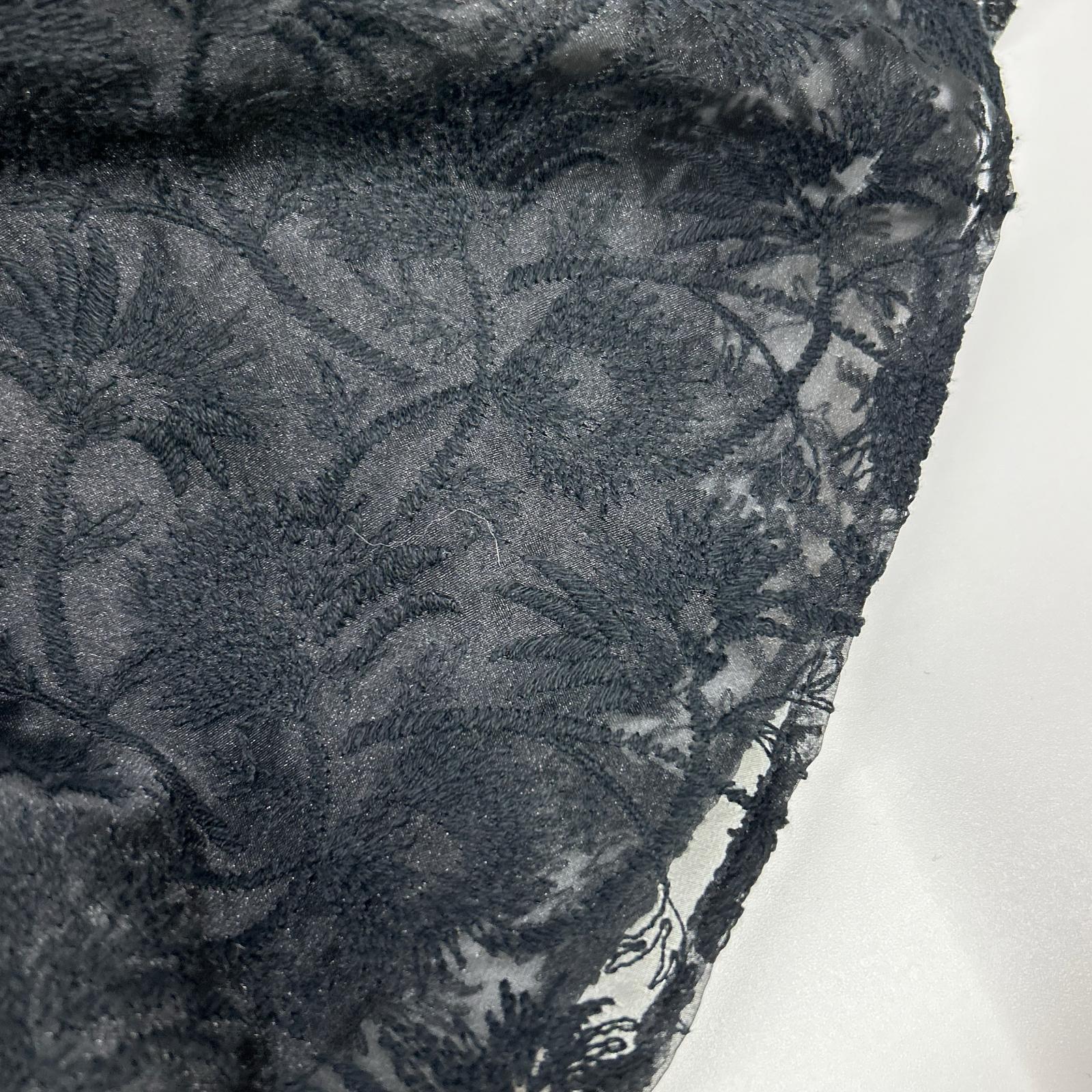 1er Arrondissement B1034AFS028 black lace skirt skirt