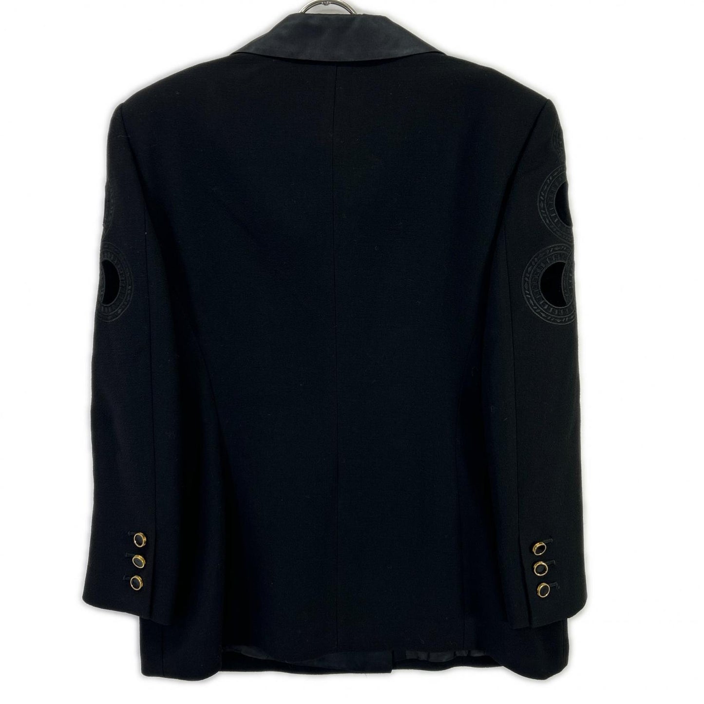ESCADA エスカーダ ブラック 金ボタン ダブル デザインジャケット ジャケット