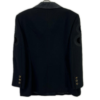 ESCADA エスカーダ ブラック 金ボタン ダブル デザインジャケット ジャケット
