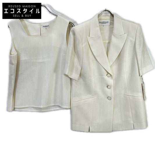 GIVENCHY ジバンシィ ホワイト 半袖シャツジャケット&トップス セット スーツ セットアップ