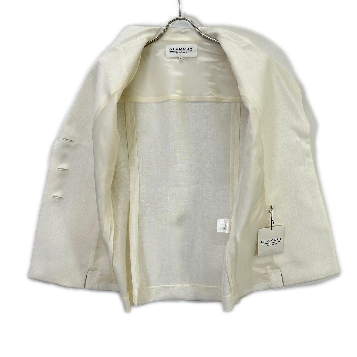 GIVENCHY ジバンシィ ホワイト 半袖シャツジャケット&トップス セット スーツ セットアップ