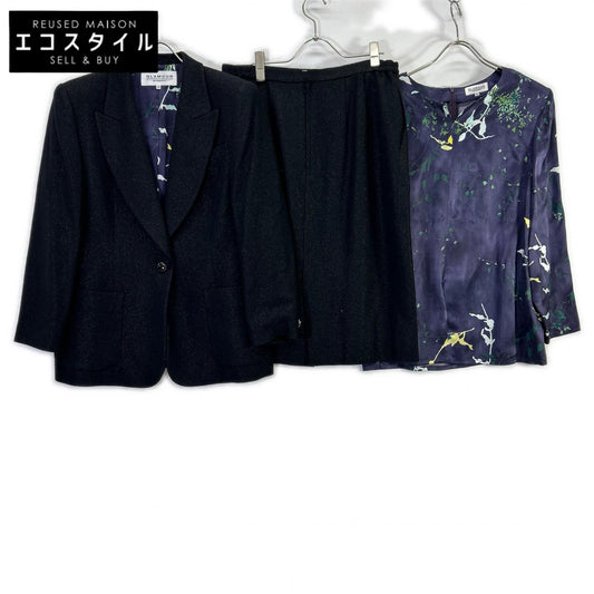 GIVENCHY ジバンシィ ブラック ラメ ジャケット&ブラウス&スカート セット スーツ セットアップ