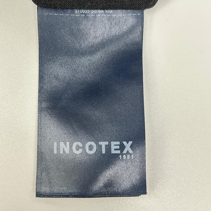 INCOTEX インコテックス 1T0035 グレー SUPER 100's ウールトロピカル ノープリーツスラックス ボトムス