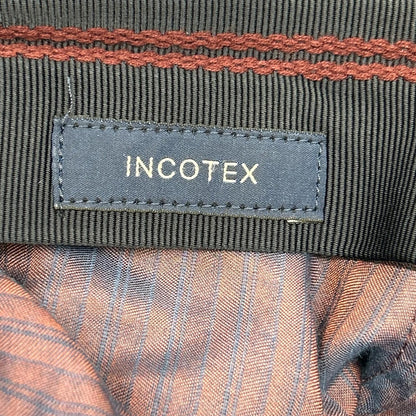 INCOTEX インコテックス 1T0035 グレー SUPER 100'S ウールフランネル ノープリーツスラックス ボトムス