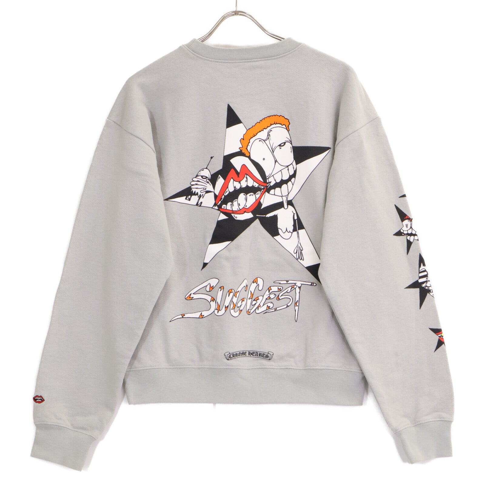 Chrome hearts クロムハーツ ｘMATTY BOY【国内正規】PPO SUGGEST SPACE クルーネック スウェットシャツ トップス