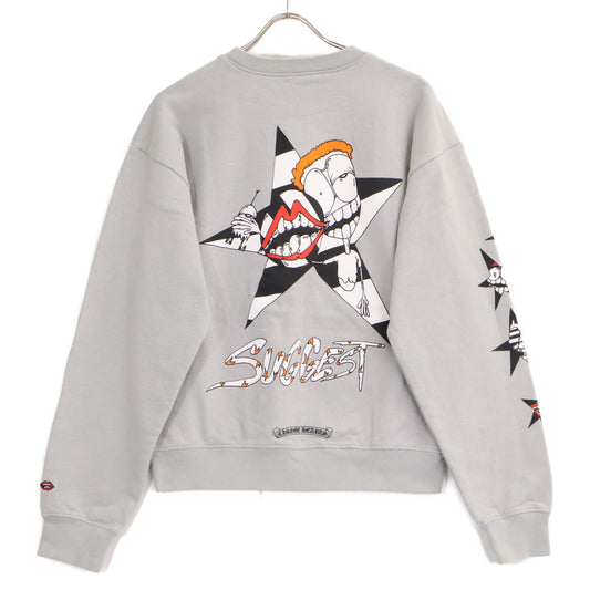 Chrome hearts クロムハーツ ｘMATTY BOY【国内正規】PPO SUGGEST SPACE クルーネック スウェットシャツ トップス