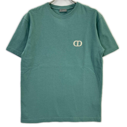 DIOR ディオール 943J605A0554 グリーン CDロゴ コットン Tシャツ トップス