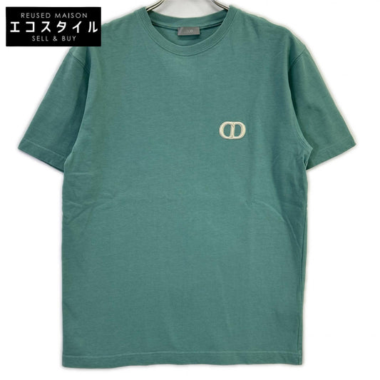 DIOR ディオール 943J605A0554 グリーン CDロゴ コットン Tシャツ トップス