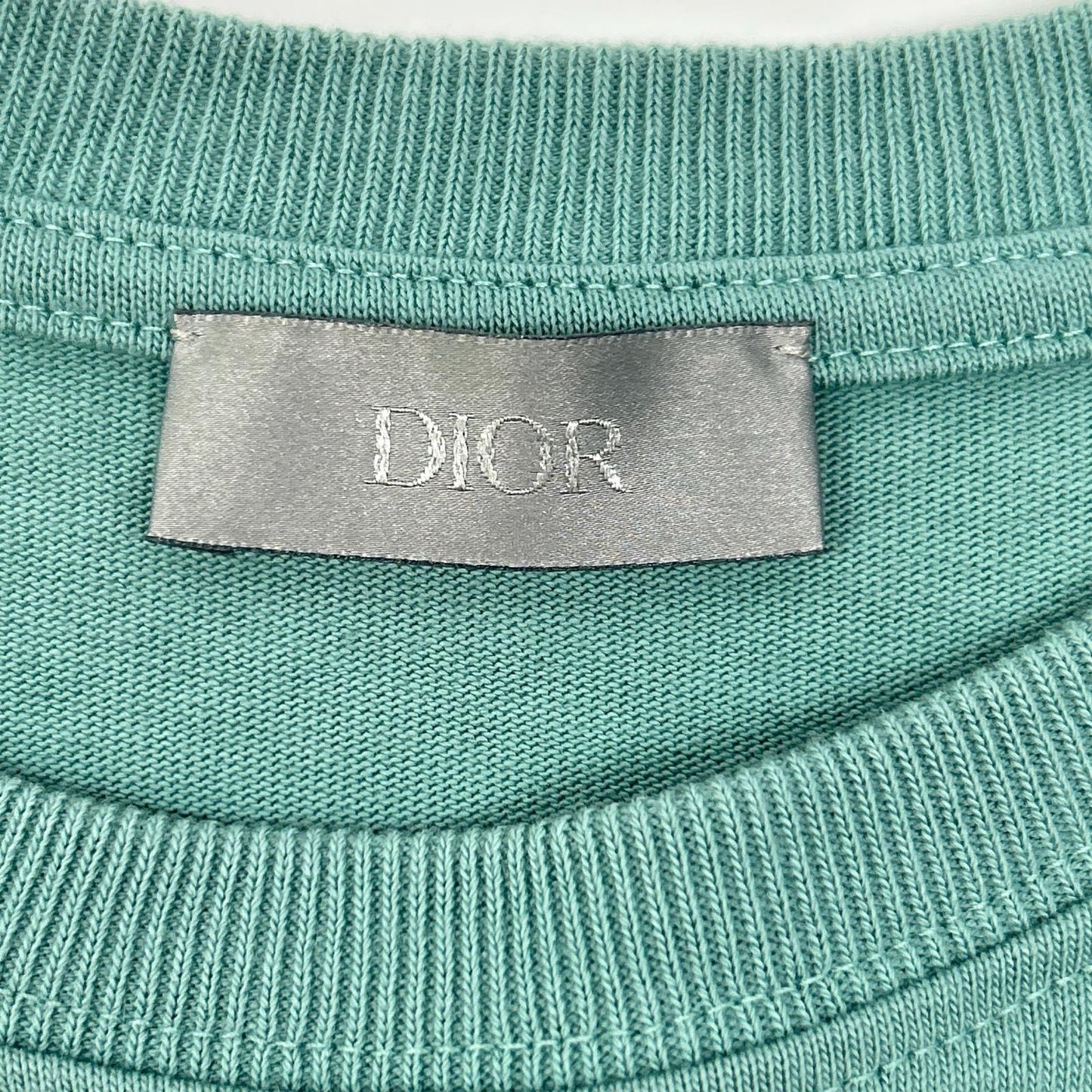 DIOR ディオール 943J605A0554 グリーン CDロゴ コットン Tシャツ トップス