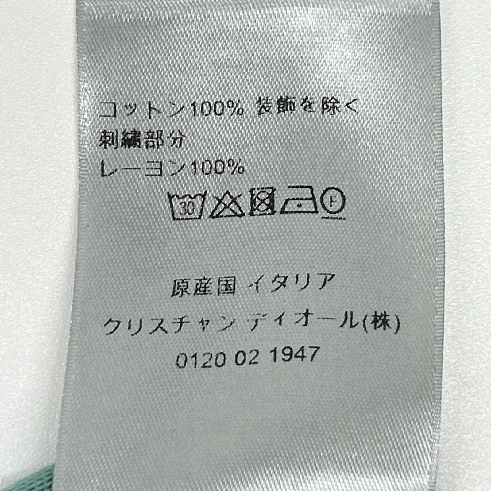 DIOR ディオール 943J605A0554 グリーン CDロゴ コットン Tシャツ トップス