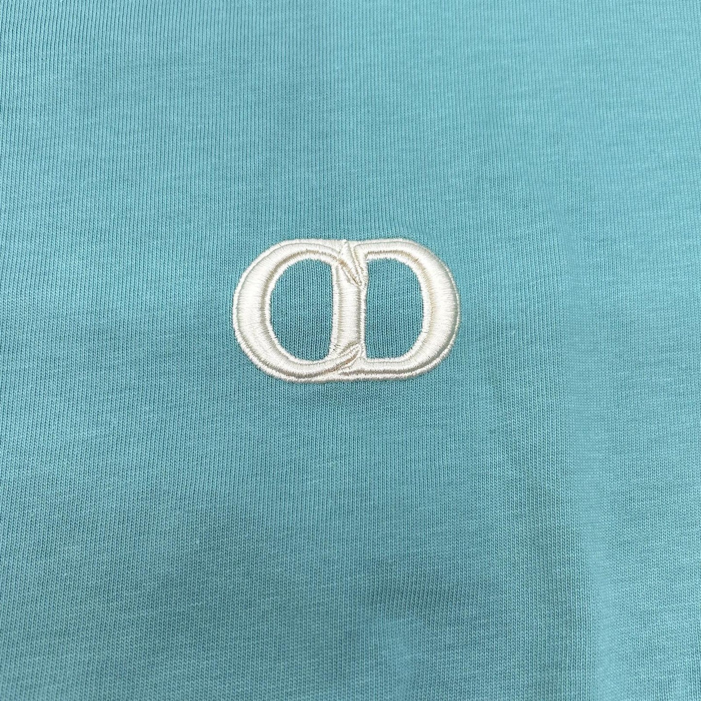 DIOR ディオール 943J605A0554 グリーン CDロゴ コットン Tシャツ トップス