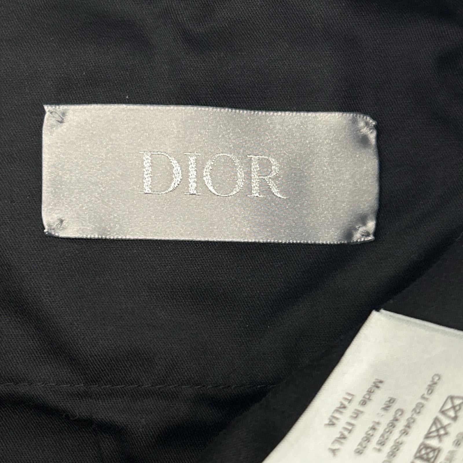 DIOR 迪奥 733C139E3226 黑色 经典款运动裤 下装