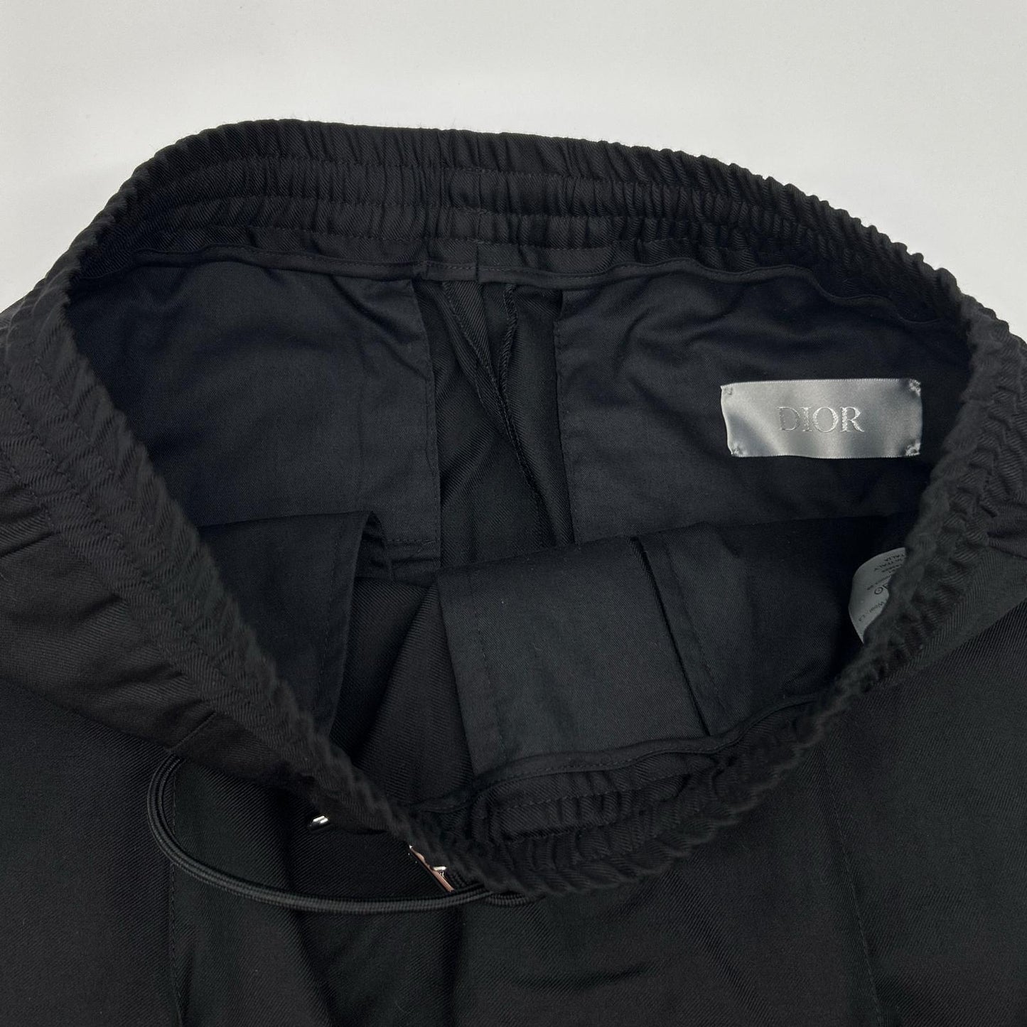 DIOR 迪奥 733C139E3226 黑色 经典款运动裤 下装