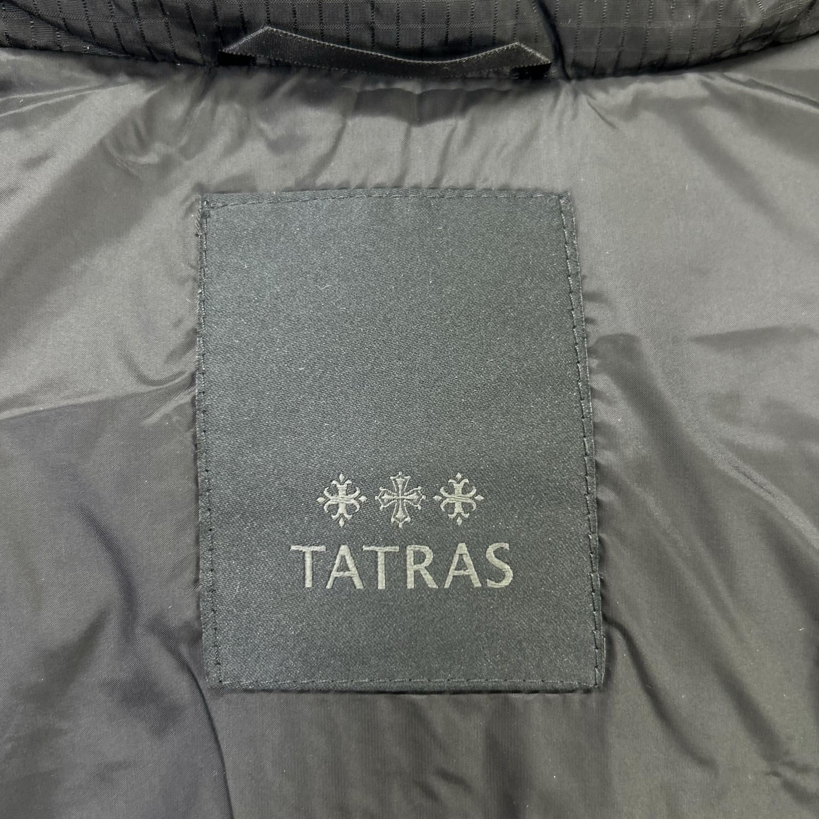 TATRAS タトラス MTAT21A4782-D MELKO ブラック フーデッドダウンベスト サイズ2 ベスト