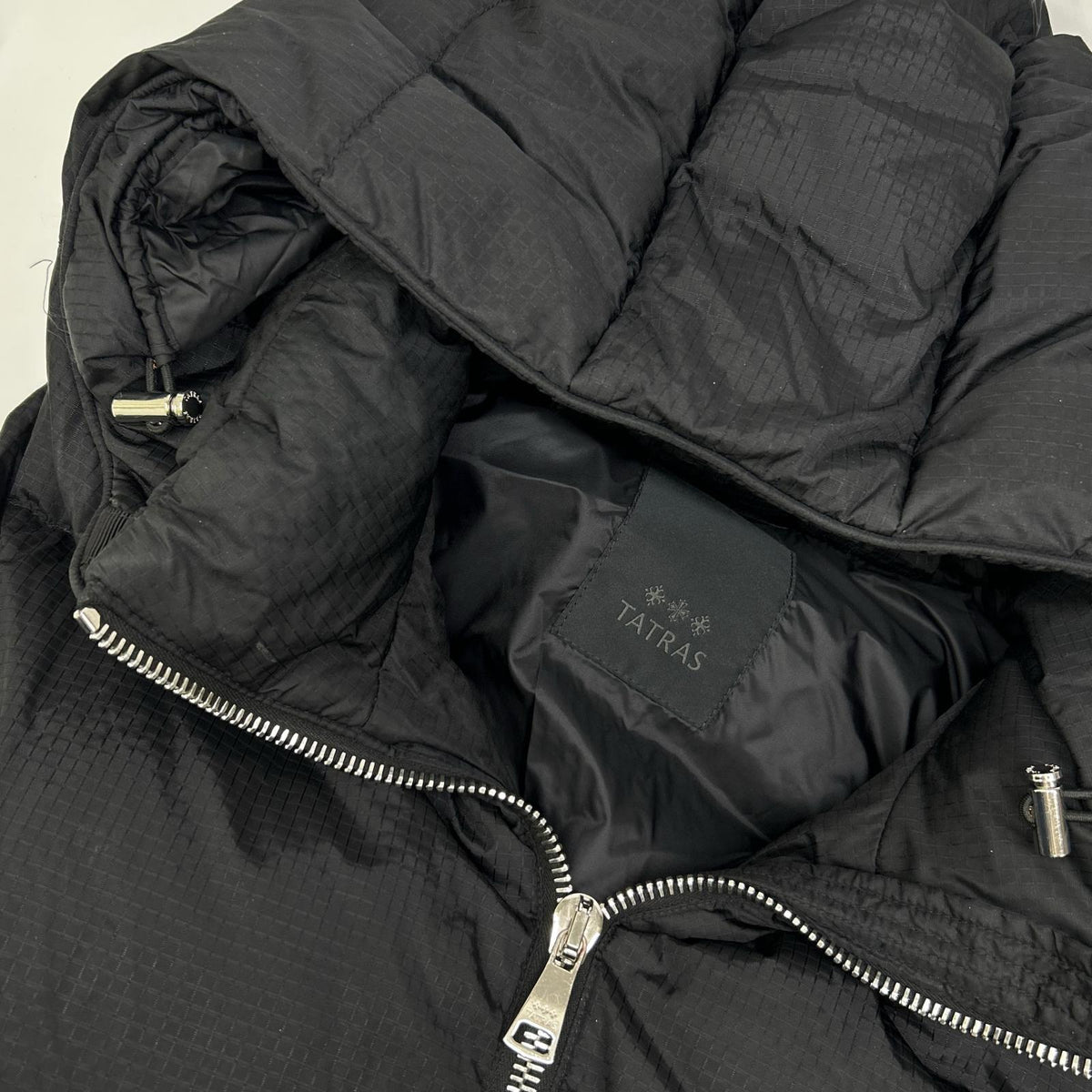 TATRAS MTAT21A4782-D MELKO Black Hooded Down Vest Size 2 Vest