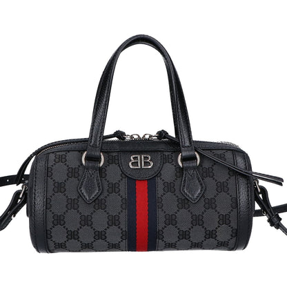 x GUCCI 美品 680123 ハッカープロジェクト GGキャンバス スモール 2wayハンドバッグ ショルダーバッグ レディース