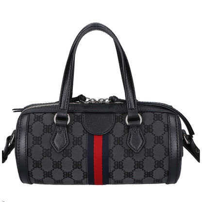 x GUCCI 美品 680123 ハッカープロジェクト GGキャンバス スモール 2wayハンドバッグ ショルダーバッグ レディース
