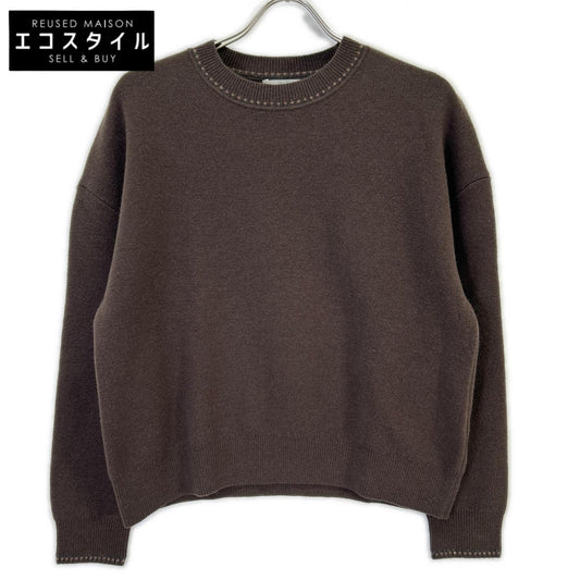 theory luxe セオリーリュクス 5401721 25AW ブラウン Morbi Indy Sweater トップス