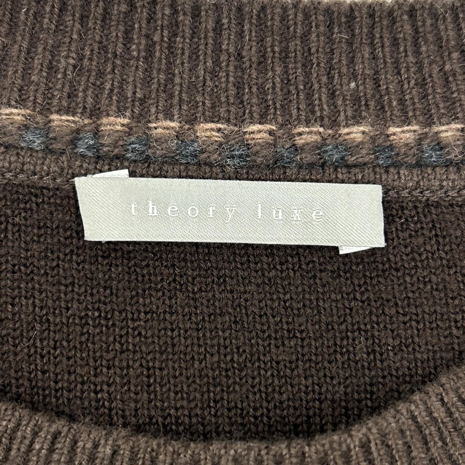 theory luxe Theory Luxe 5401721 25AW 棕色 Morbi Indy Sweater 上衣