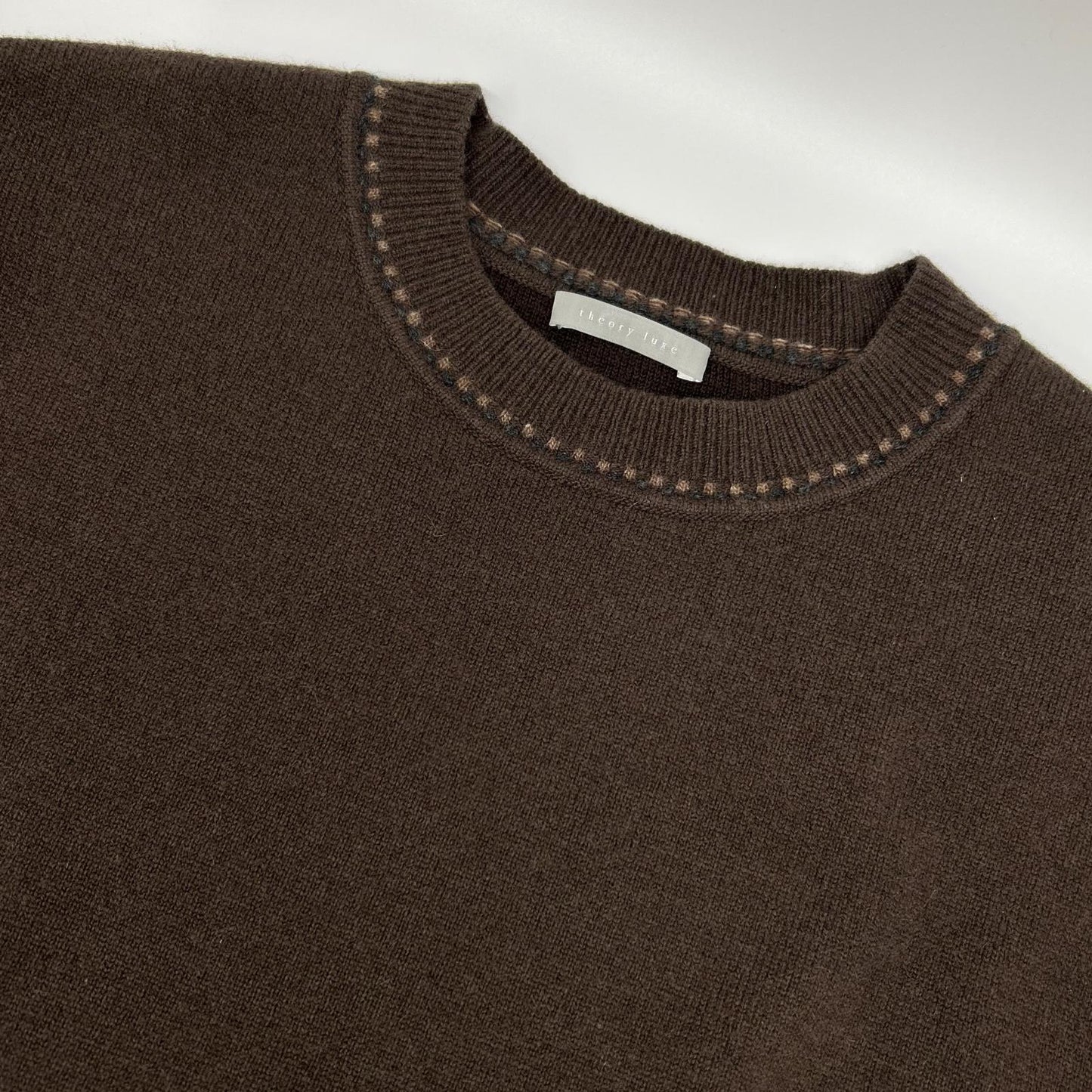 theory luxe Theory Luxe 5401721 25AW 棕色 Morbi Indy Sweater 上衣