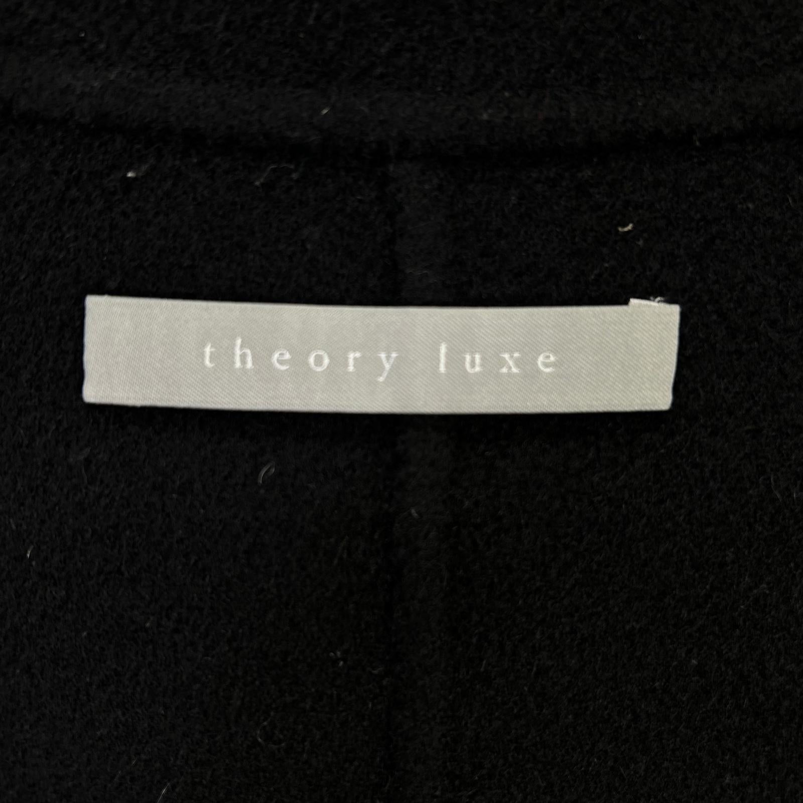 theory luxe セオリーリュクス 4309601 24AW ブラック MOXIE OLEVIA スタンドカラーコート ジャケット