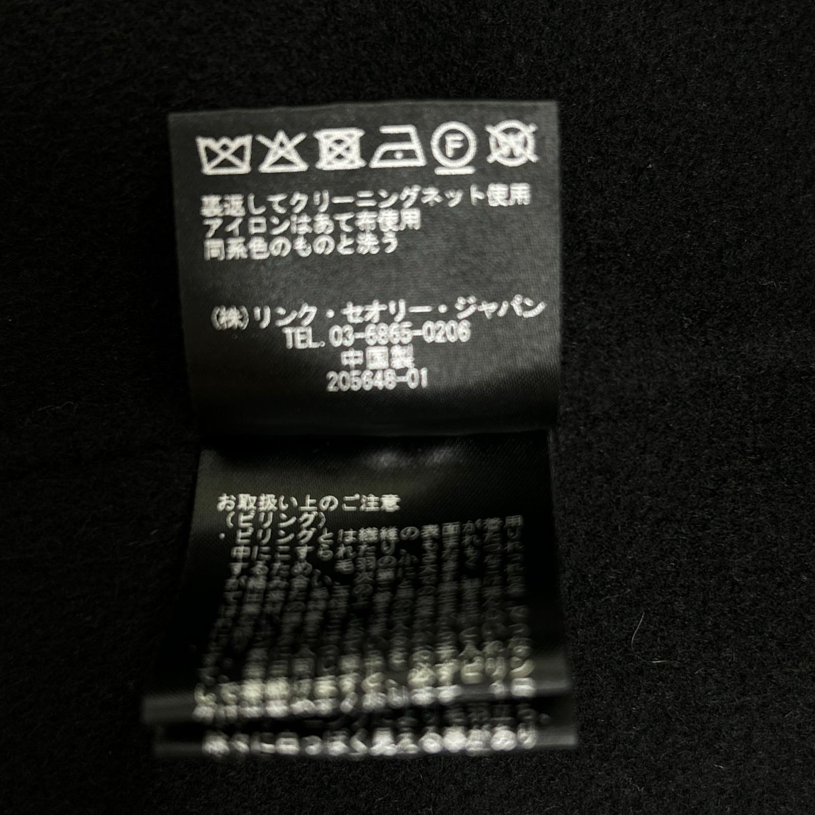 theory luxe セオリーリュクス 4309601 24AW ブラック MOXIE OLEVIA スタンドカラーコート ジャケット