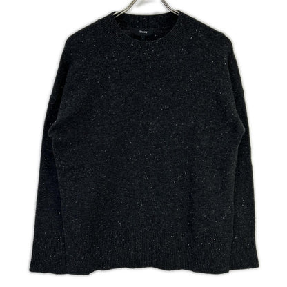 Theory セオリー 3401701 23AW ブラック WOOL CASHセーター トップス