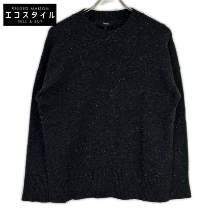 Theory セオリー 3401701 23AW ブラック WOOL CASHセーター トップス