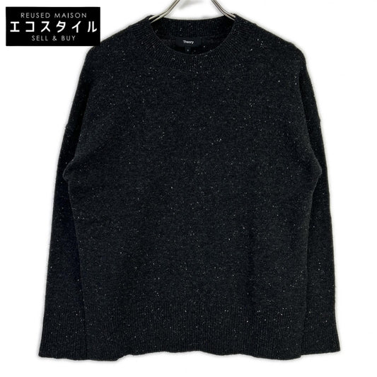 Theory セオリー 3401701 23AW ブラック WOOL CASHセーター トップス
