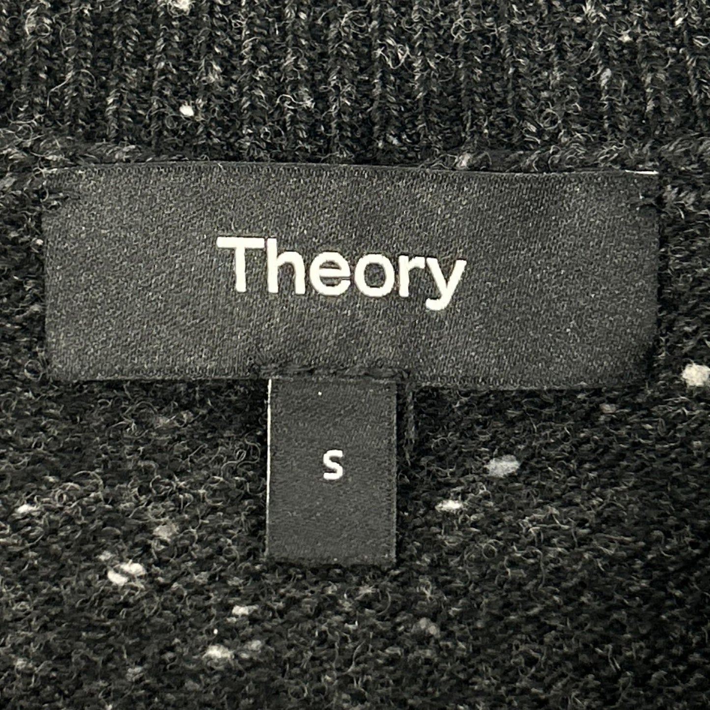 Theory セオリー 3401701 23AW ブラック WOOL CASHセーター トップス