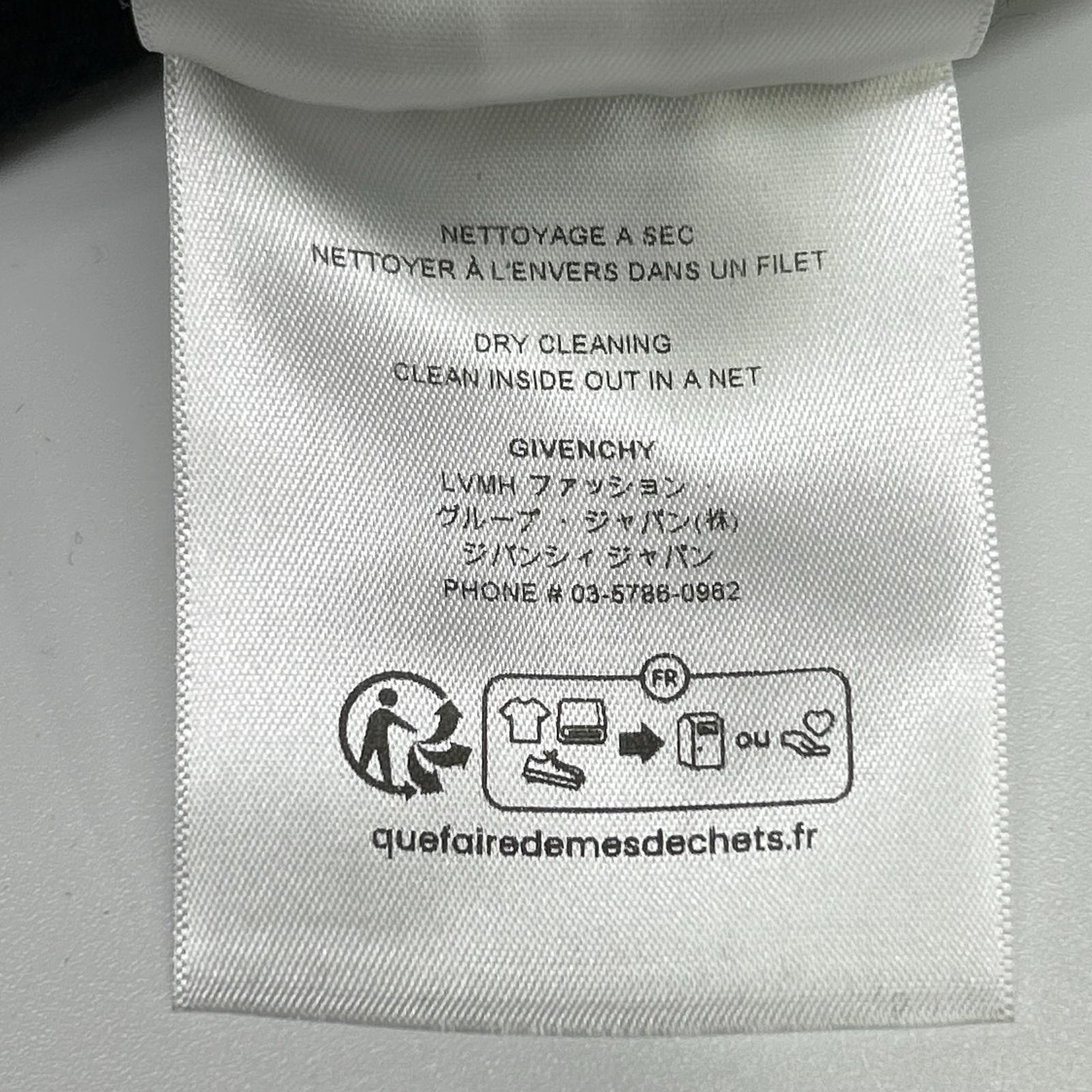 GIVENCHY ジバンシィ BM900G400M ブラック ウール ロゴ ニット トップス
