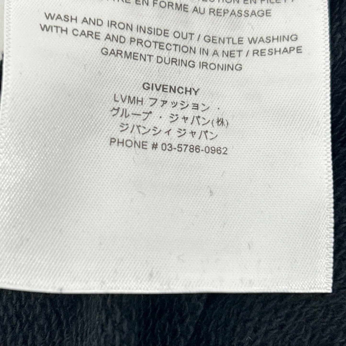 GIVENCHY 纪梵希 BMJ03C30AF 黑色 圆领 Logo 卫衣 上衣