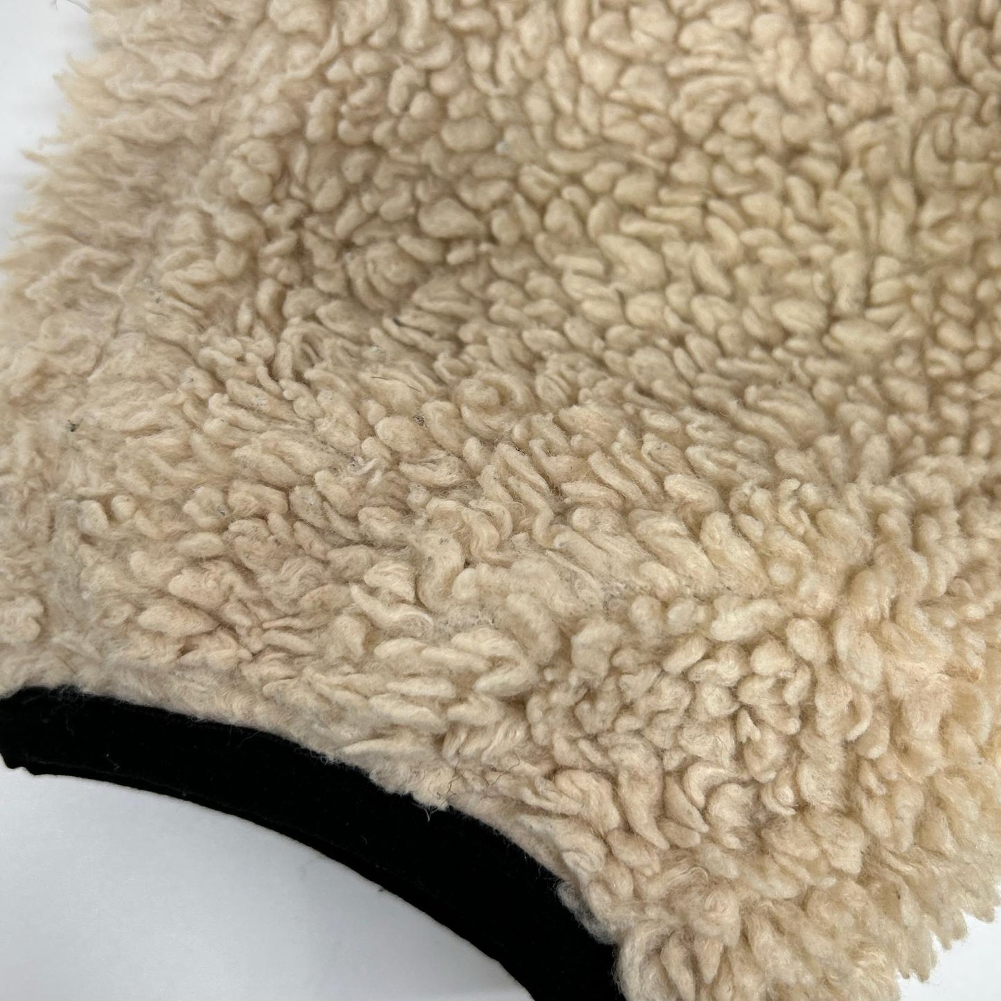 stussy ステューシー ブラック×ベージュ SHERPA ボアフリース リバーシブル ジャケット ジャケット
